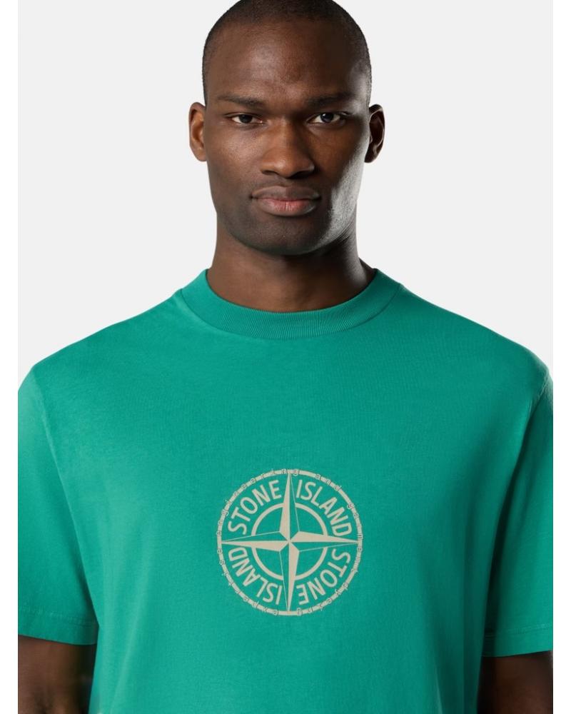 Tee shirt  Stone Island 2100001  S0362  005H Malachite JAUNE
