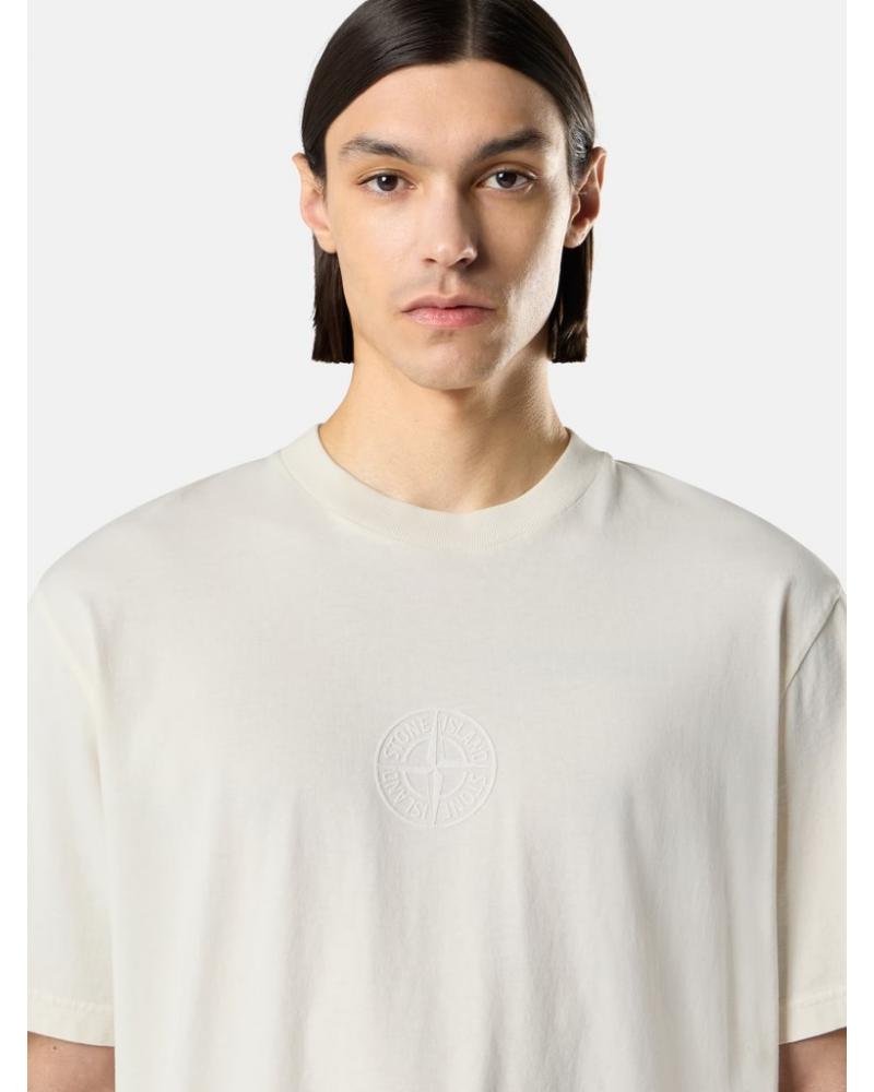 Tee Shirt Stone Island 2100001 S0E14 0093 Ivory Beige