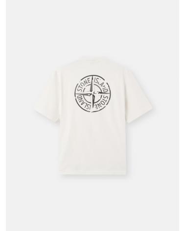 Tee Shirt Stone Island 2100001 S0E14 0093 Ivory Beige