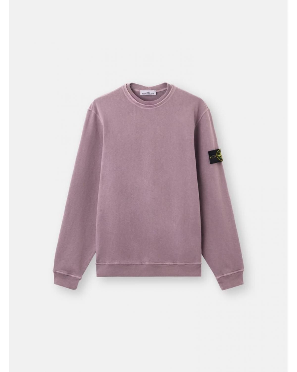 Sweat Stone Island 6100034 S0060 018F Purple Grey Violet
