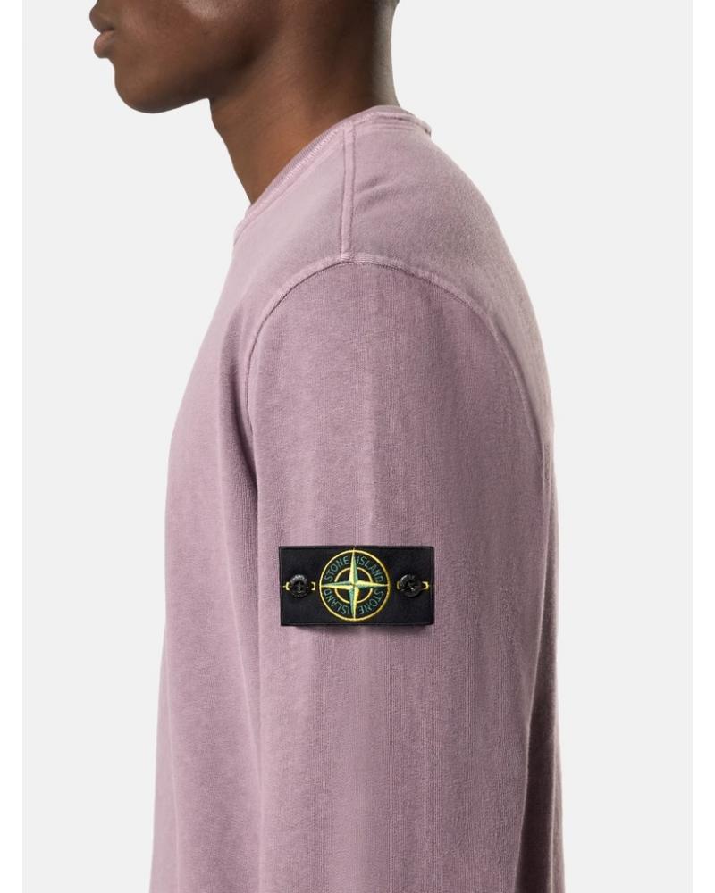 Sweat Stone Island 6100034 S0060 018F Purple Grey Violet