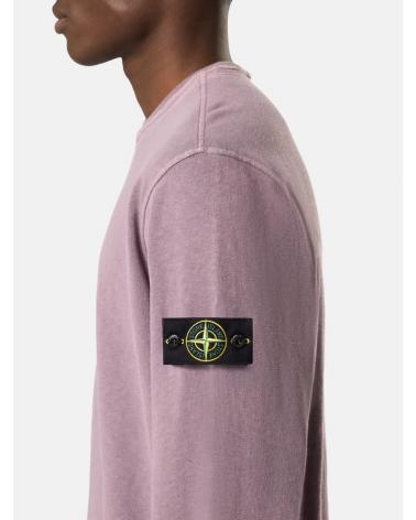 Sweat Stone Island 6100034 S0060 018F Purple Grey Violet