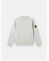SWEAT STONE ISLAND 6100060 0061 ORGANIC COTTON FLEECE  GRIS CLAIR