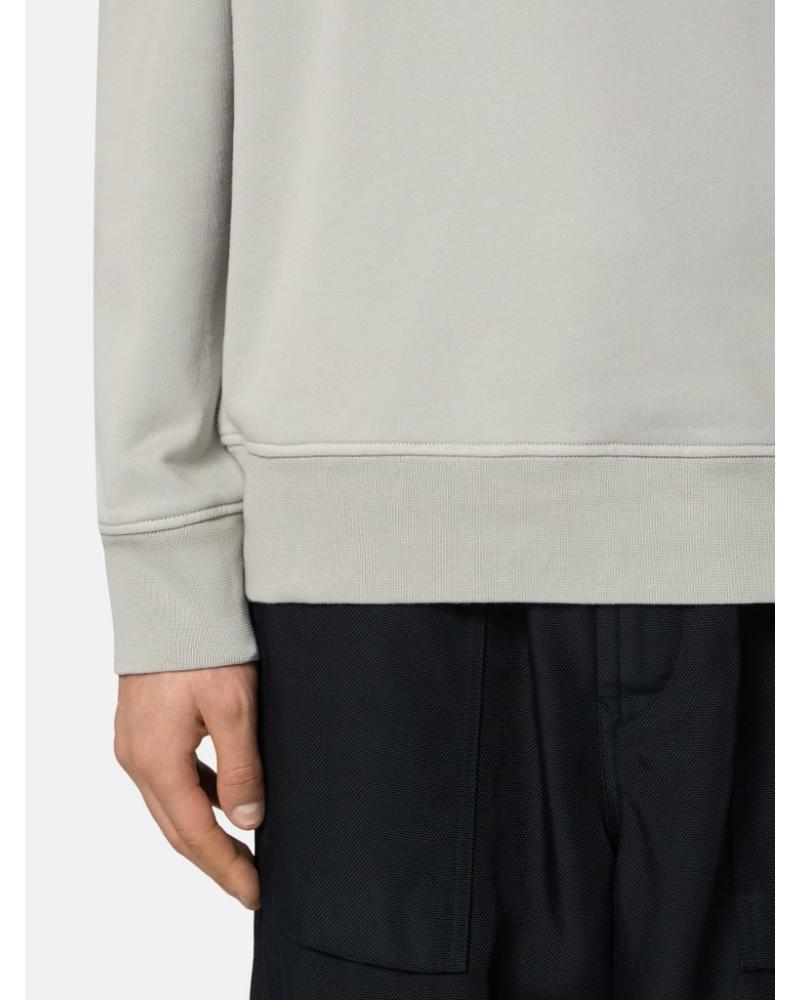 SWEAT STONE ISLAND 6100060 0061 ORGANIC COTTON FLEECE  GRIS CLAIR