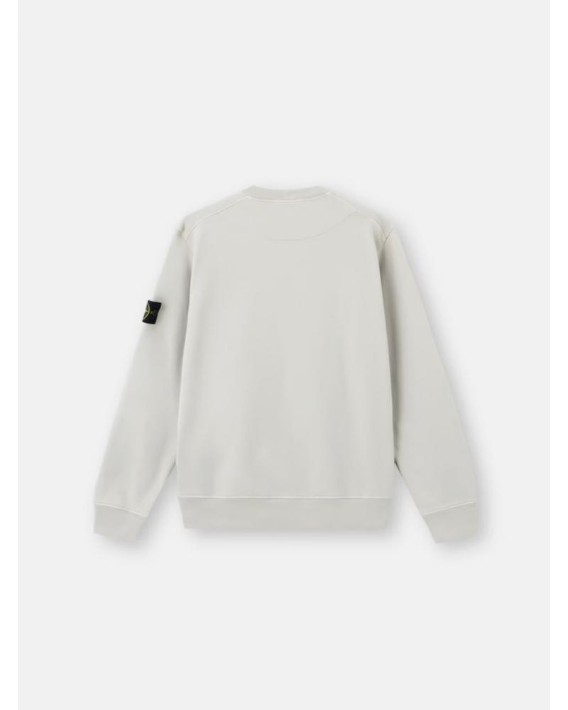 SWEAT STONE ISLAND 6100060 0061 ORGANIC COTTON FLEECE  GRIS CLAIR