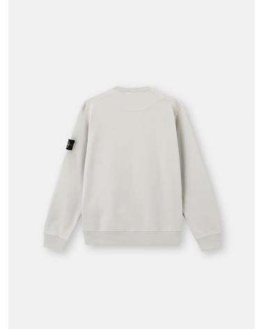 SWEAT STONE ISLAND 6100060 0061 ORGANIC COTTON FLEECE  GRIS CLAIR