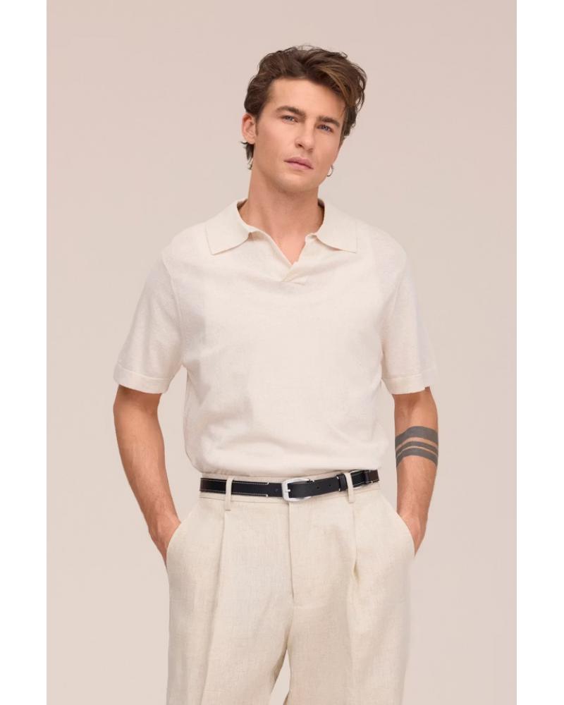 Polo NN07 Ryan Sage IVOIRE