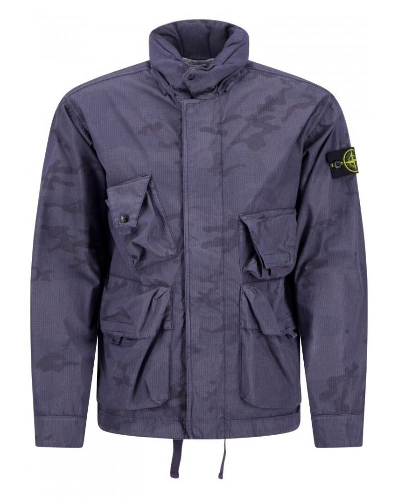 JACKET STONE ISLAND 4100071 002D  BLUE GREY  BLEU