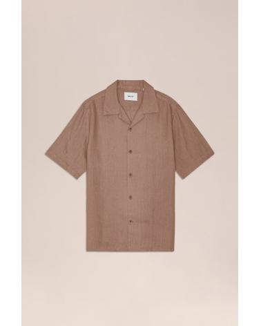 CHEMISE NN.07JULIO Manches COURTES BEIGE