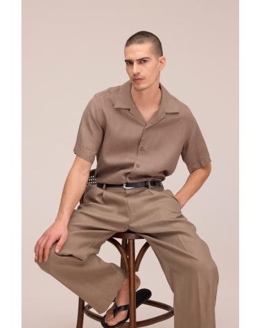CHEMISE NN.07JULIO Manches COURTES BEIGE