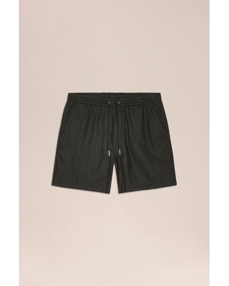 SHORT NN.07 GREGOR  LIN VERT MILITAIRE