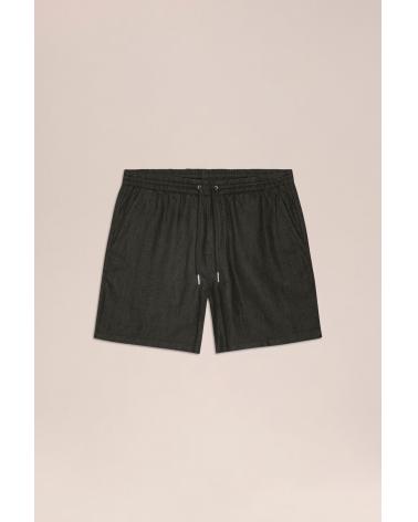 SHORT NN.07 GREGOR  LIN VERT MILITAIRE