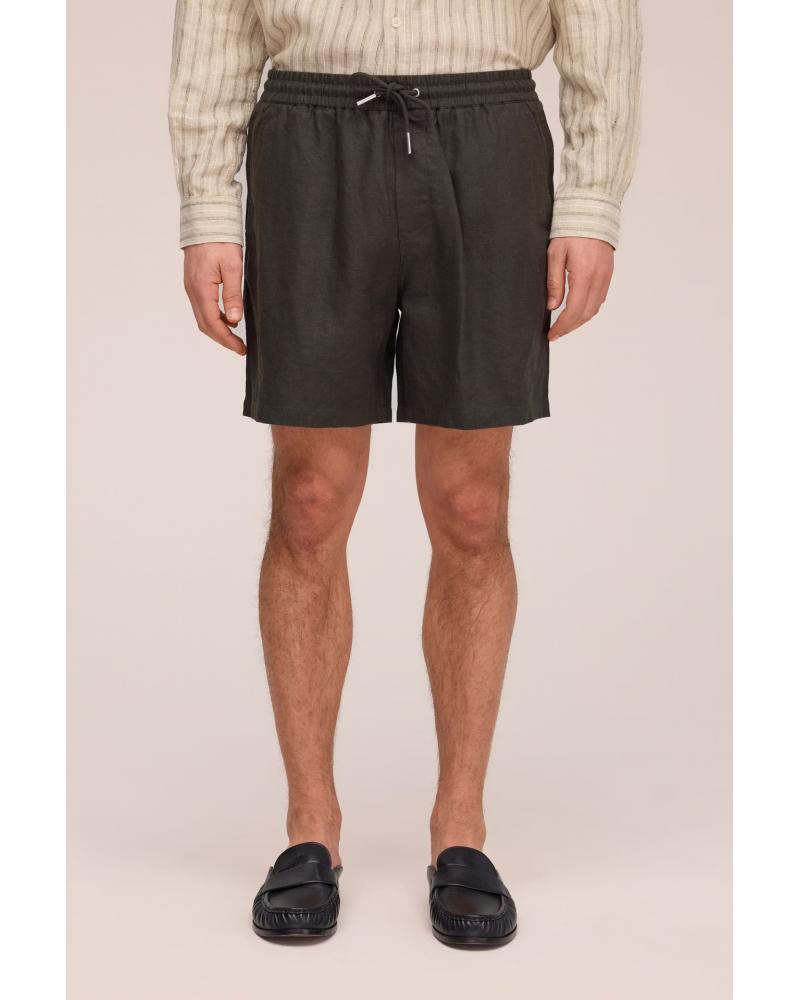 SHORT NN.07 GREGOR  LIN VERT MILITAIRE