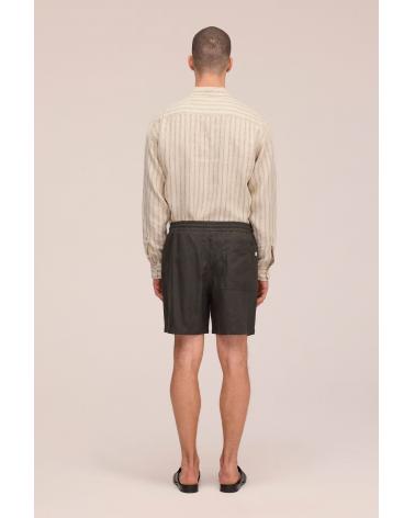 SHORT NN.07 GREGOR  LIN VERT MILITAIRE