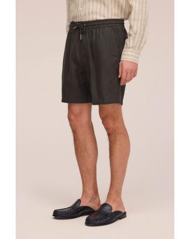 SHORT NN.07 GREGOR  LIN VERT MILITAIRE