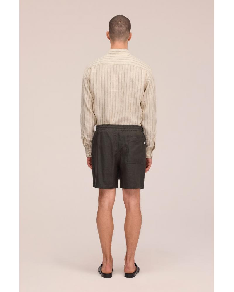 SHORT NN.07 GREGOR  LIN VERT MILITAIRE