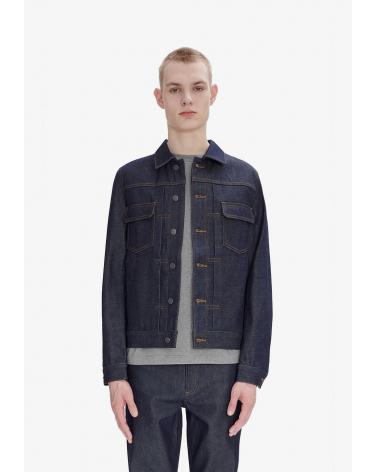 BLOUSON  A.P.C. JEAN WORK INDIGO BLEU