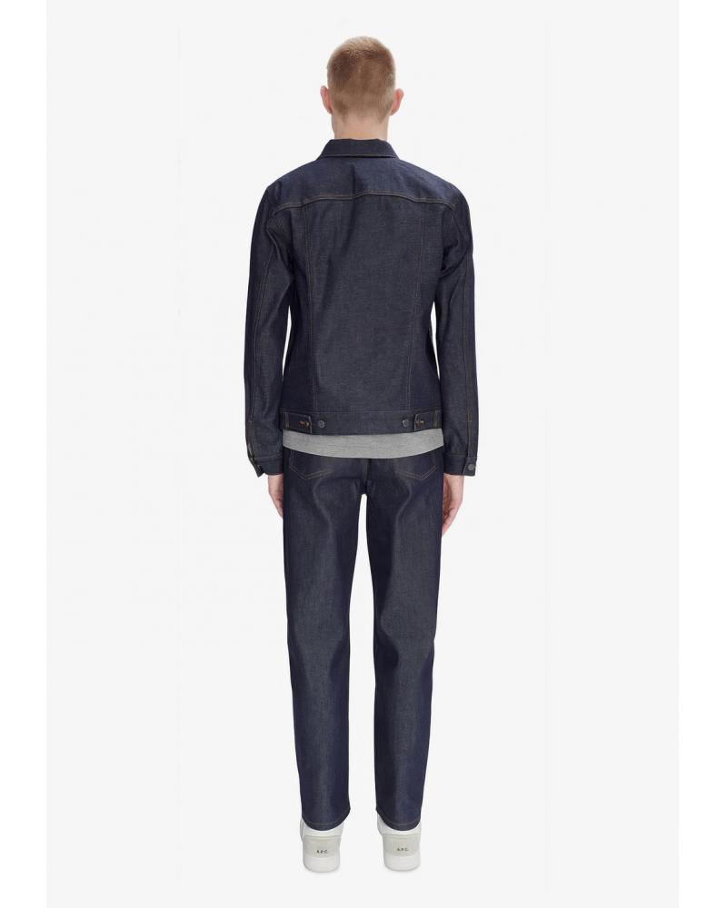 BLOUSON  A.P.C. JEAN WORK INDIGO BLEU