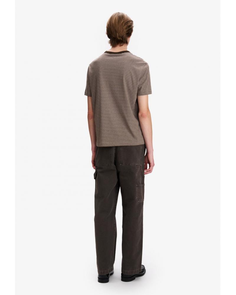 TEE SHIRT A.P.C RAYURES MARRON