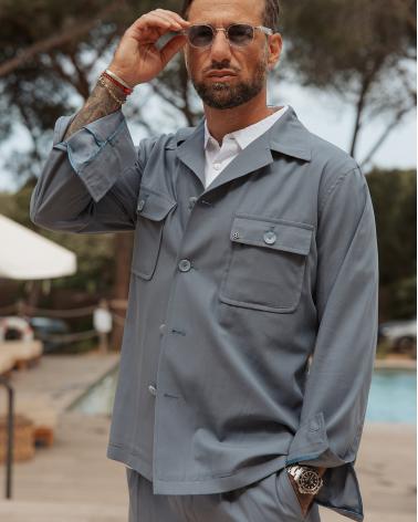 Veste TAGLIATORE Barrow BLEU  