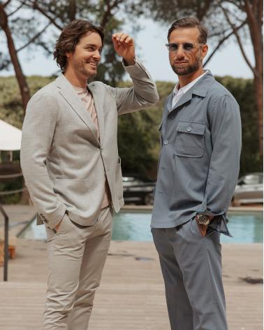 Veste TAGLIATORE Barrow BLEU  