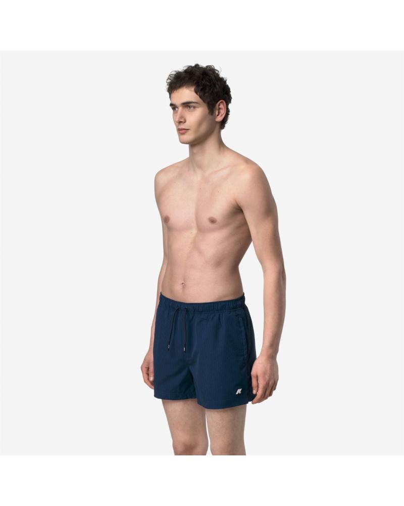 Maillot de Bain K-WAY HAZEL stripe mid  Blue Insignia Marine