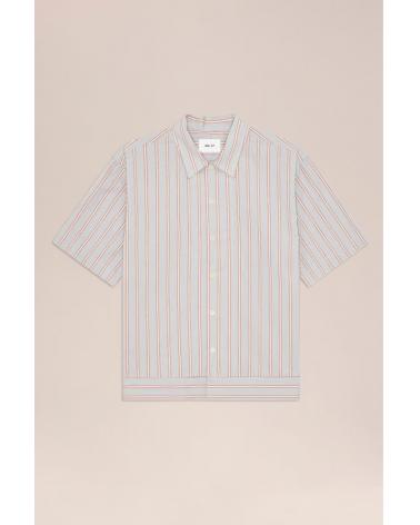 CHEMISE NN.07  RED Manches courtes Rayures