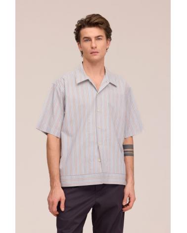CHEMISE NN.07  RED Manches courtes Rayures