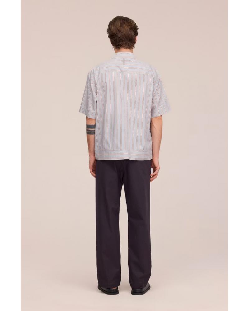 CHEMISE NN.07  RED Manches courtes Rayures