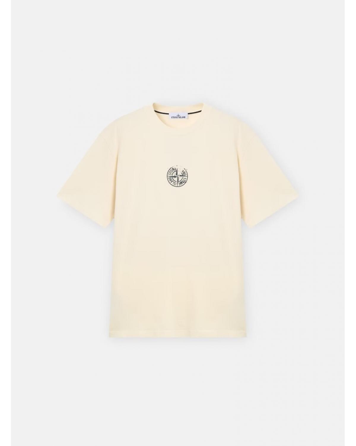 EE SHIRT STONE ISLAND 2100001 S0533  0093 IVOIRE