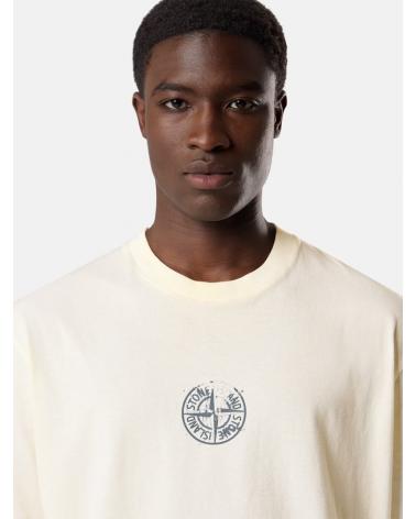 EE SHIRT STONE ISLAND 2100001 S0533  0093 IVOIRE