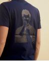 Tee shirt Homme Noir/Marine by Isabelle Carbuccia