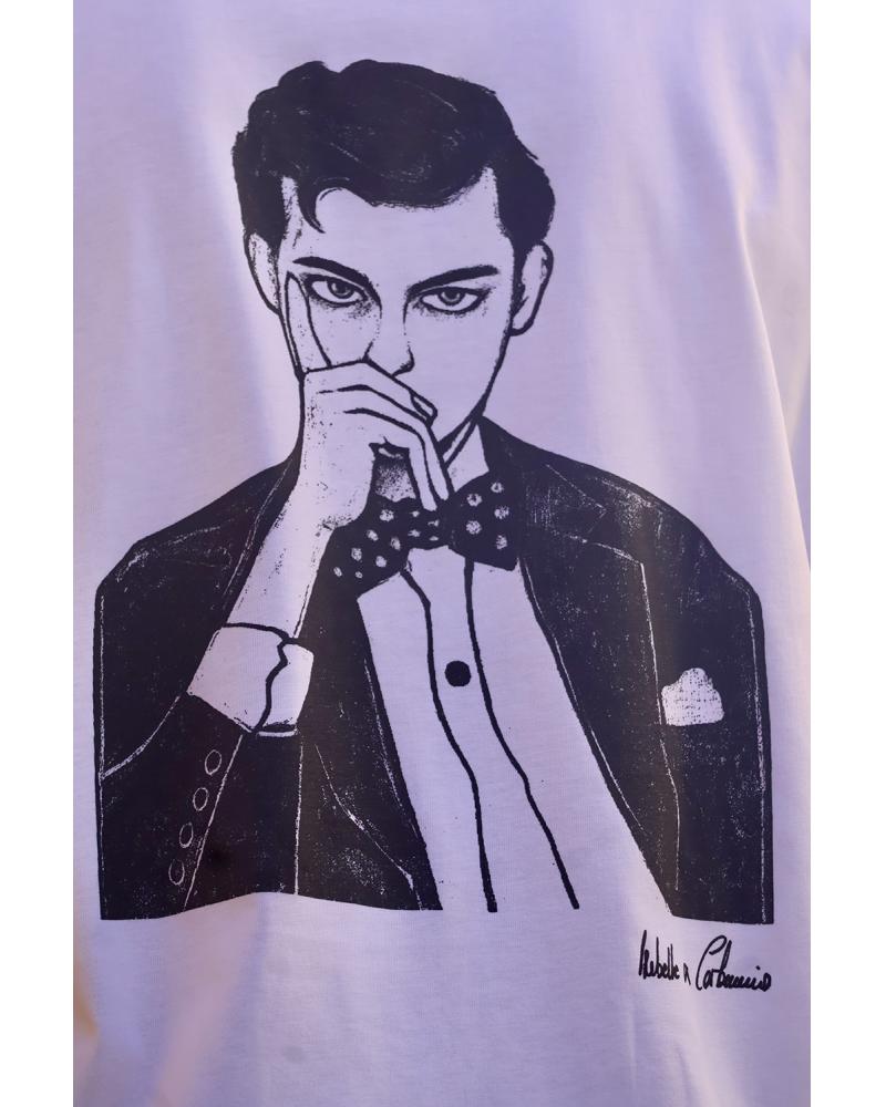 Tee shirt Homme Noir/Blanc by Isabelle Carbuccia 