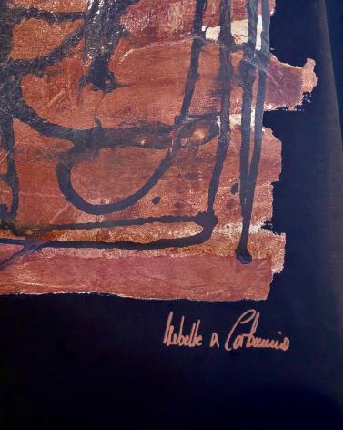 Tee Abstraction/noir by Isabelle Carbuccia 