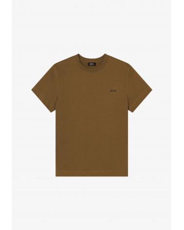 TEE SHIRT A.P.C OLIVER VERT KAKI