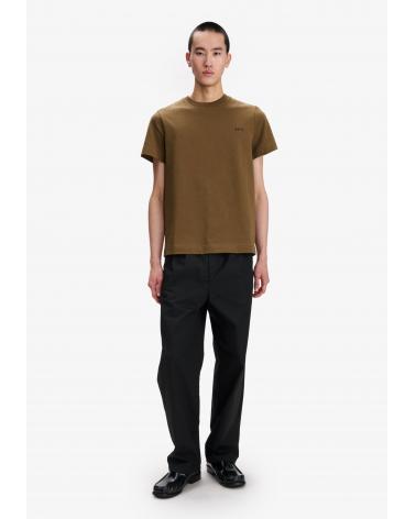 TEE SHIRT A.P.C OLIVER VERT KAKI