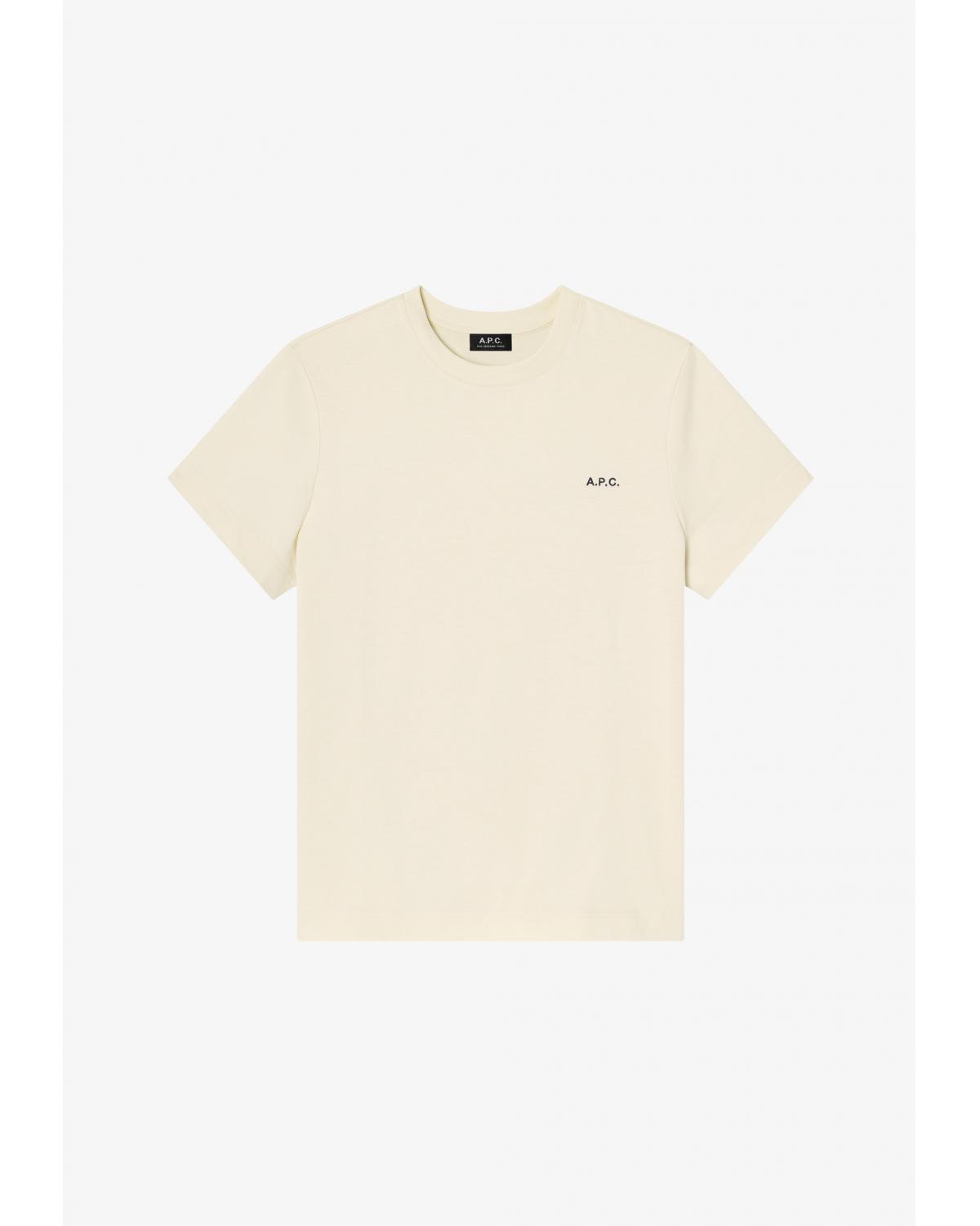 TEE SHIRT A.P.C OLIVER ECRU