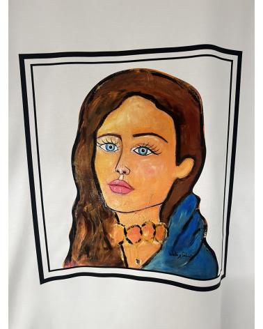 T-shirt Femme Corse Blanc by Isabelle Carbuccia