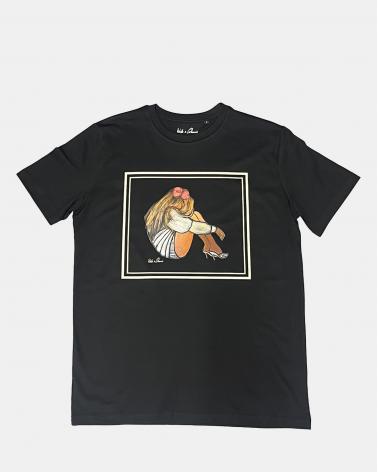 T-Shirt Mon Ange by Isabelle Carbuccia Noir
