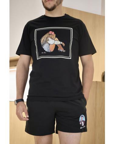 T-Shirt Mon Ange by Isabelle Carbuccia Noir