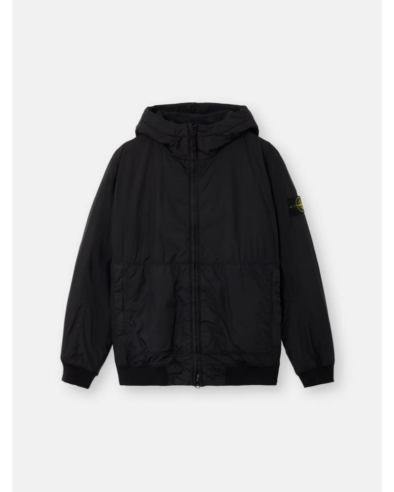 BOMBER STONE ISLAND CRINKLE REPS NY 4100110 S0A23 0029 NOIR