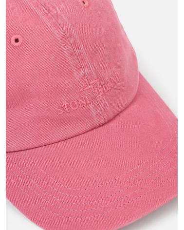 CASQUETTE STONE ISLAND 9100007 S0106 0089 GERANIUM ROSE