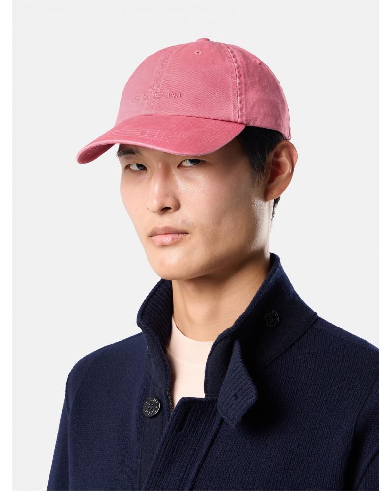 CASQUETTE STONE ISLAND 9100007 S0106 0089 GERANIUM ROSE