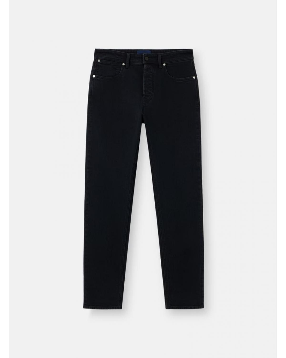 JEAN STONE ISLAND J100007 J901 STRETCH BLACK DENIM-RINSED