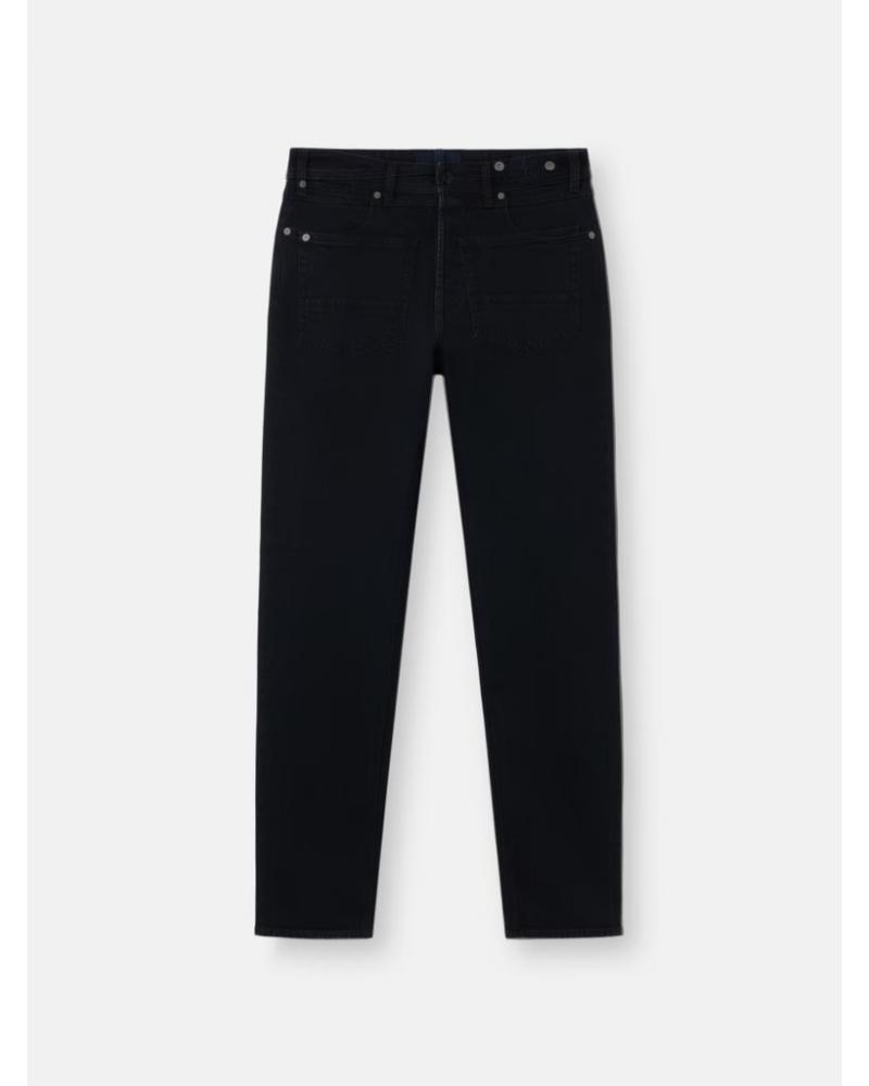 JEAN STONE ISLAND J100007 J901 STRETCH BLACK DENIM-RINSED