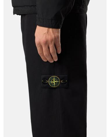 PANTALON STONE ISLAND 3100001  S0404 0029 DENSE COTTON-TC Noir