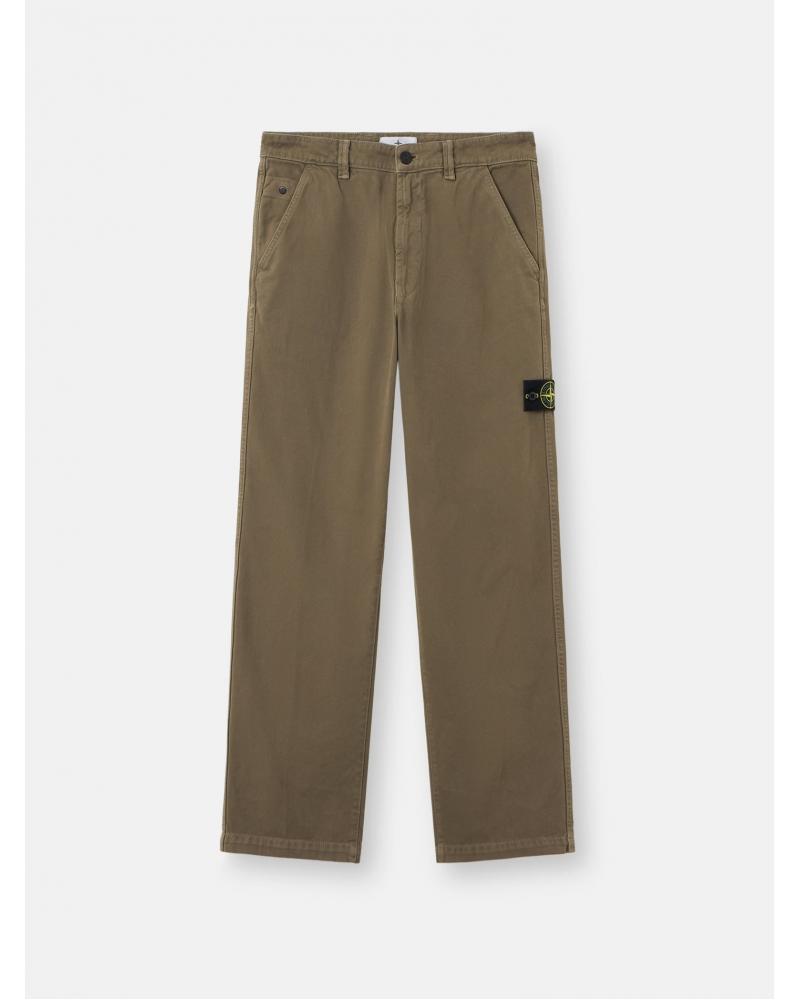 PANTALON STONE ISLAND 3100014 S0184 0195  ORGANIC PANAMA COTTON 'OLD' EFFECT BEIGE