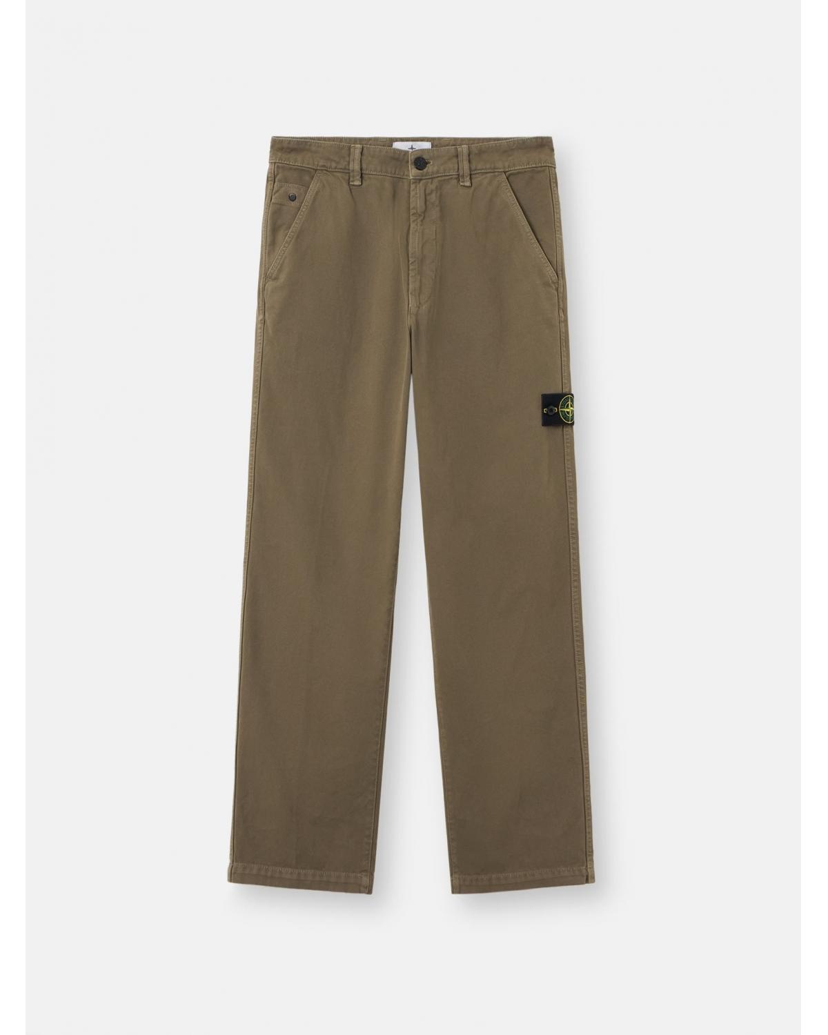 PANTALON STONE ISLAND 3100014 S0184 0195  ORGANIC PANAMA COTTON 'OLD' EFFECT BEIGE