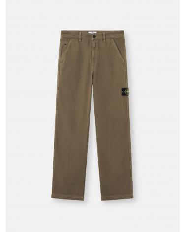 PANTALON STONE ISLAND 3100014 S0184 0195  ORGANIC PANAMA COTTON 'OLD' EFFECT BEIGE