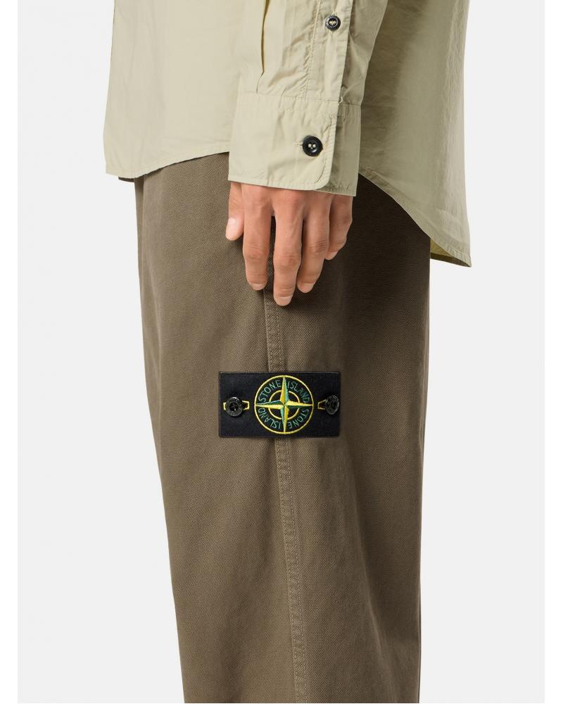 PANTALON STONE ISLAND 3100014 S0184 0195  ORGANIC PANAMA COTTON 'OLD' EFFECT BEIGE